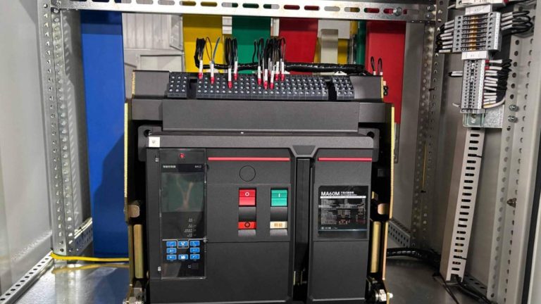 ACB installed in low voltage switchgear cabinet ACB installed in low voltage switchgear cabinet