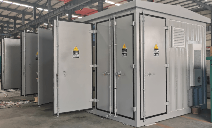 Containerized Substation in factory Containerized Substation in factory