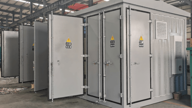 Containerized Substation in factory Containerized Substation in factory