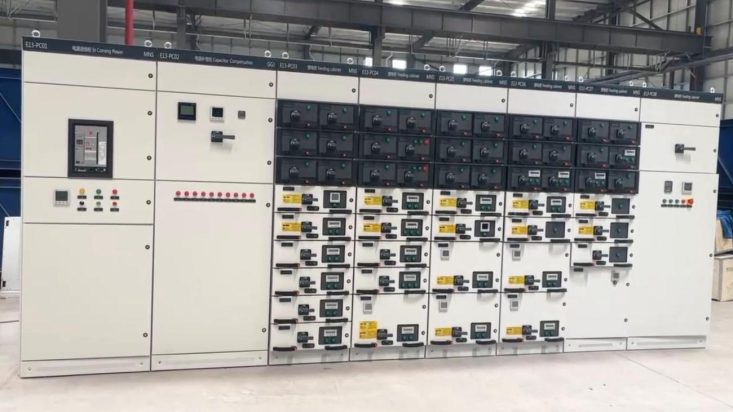 Custom low voltage switchgear assembly in factory Custom low voltage switchgear assembly in factory