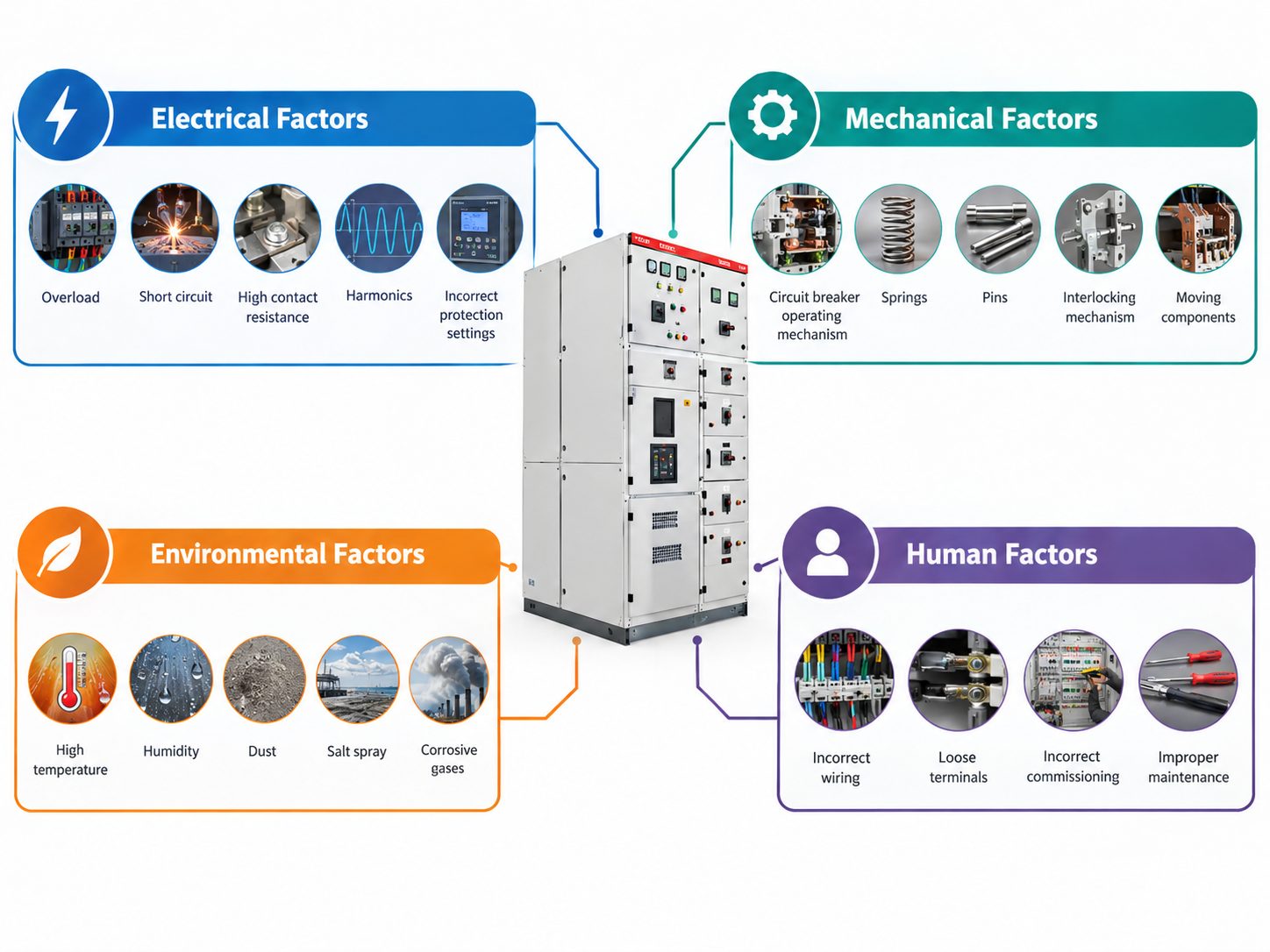 Four causes of low voltage switchgear problems