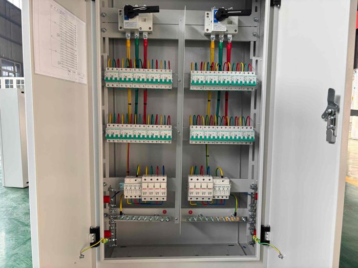 Internal Construction of Lighting Control Panel Internal Construction of Lighting Control Panel