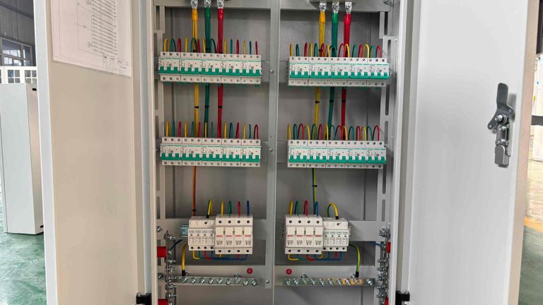 Internal Construction of Lighting Control Panel Internal Construction of Lighting Control Panel