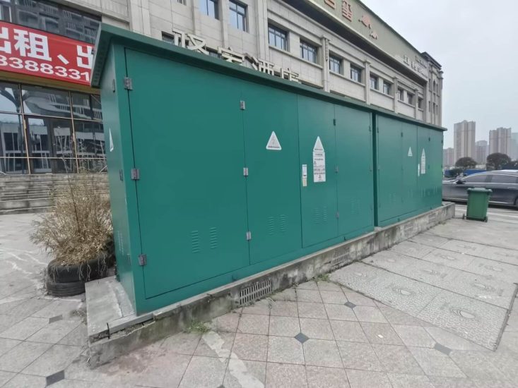 Outdoor green metal prefabricated substation for urban power supply Outdoor green metal prefabricated substation for urban power supply