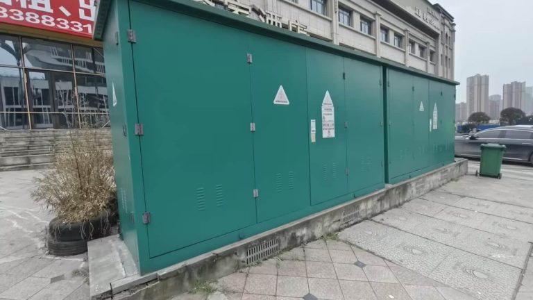 Outdoor green metal prefabricated substation for urban power supply Outdoor green metal prefabricated substation for urban power supply