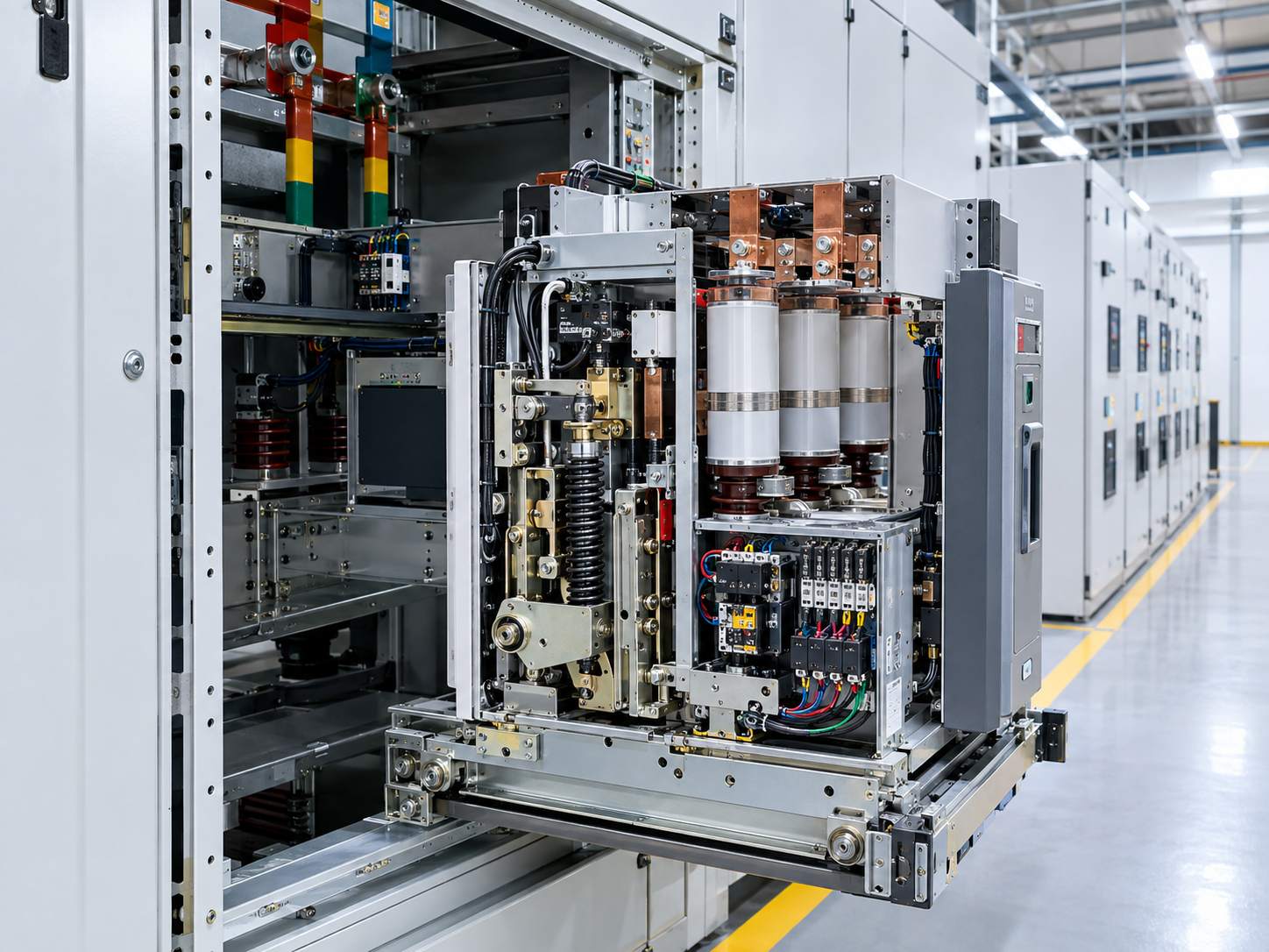 VCB maintenance and inspection for MV switchgear