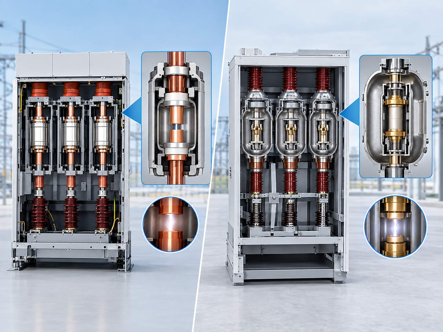 VCB vs SF6 circuit breaker comparison