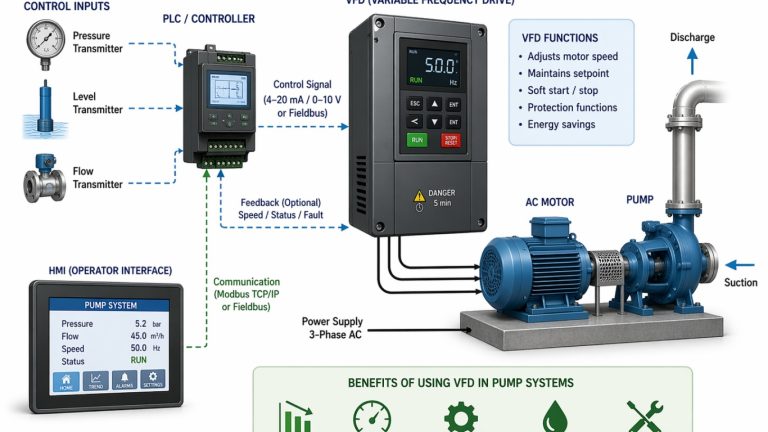 VFD pump control system diagram VFD pump control system diagram