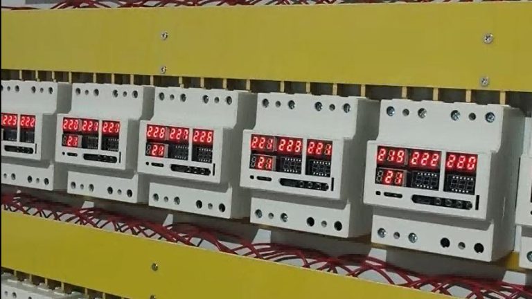 Voltage and current protector under test Voltage and current protector under test