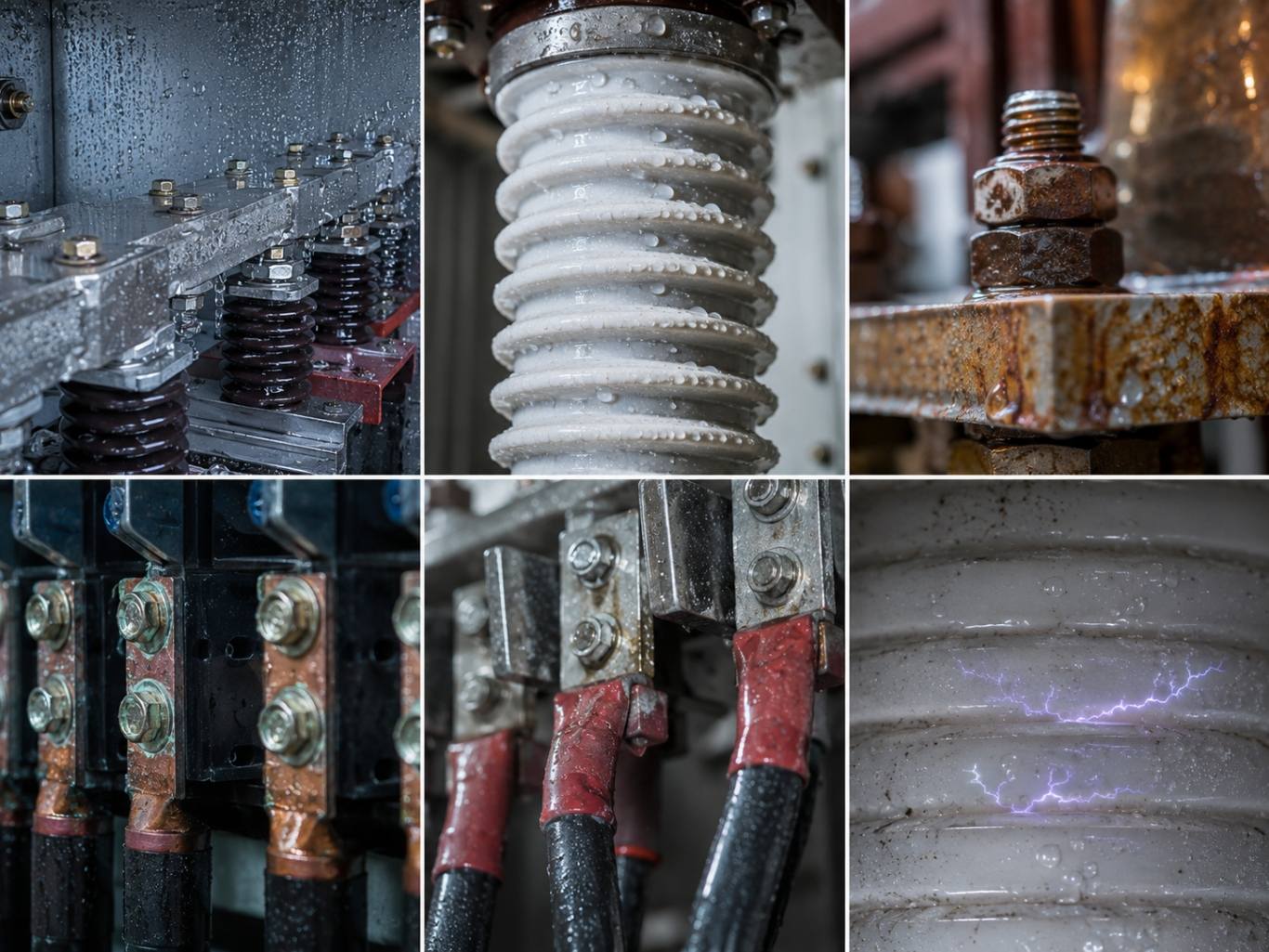 common signs and symptoms of switchgear moisture damage