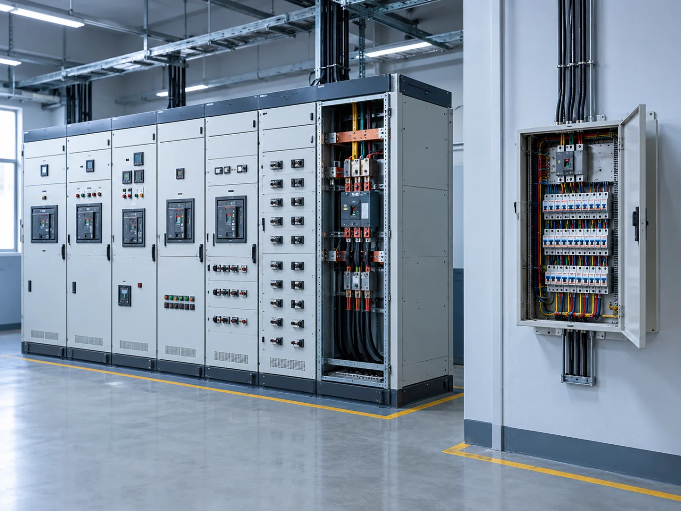 low voltage switchgear vs distribution board
