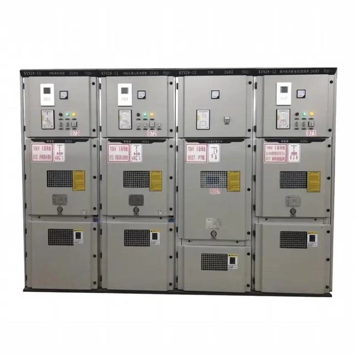mv switchgear metal clad withdrawable panel lineup