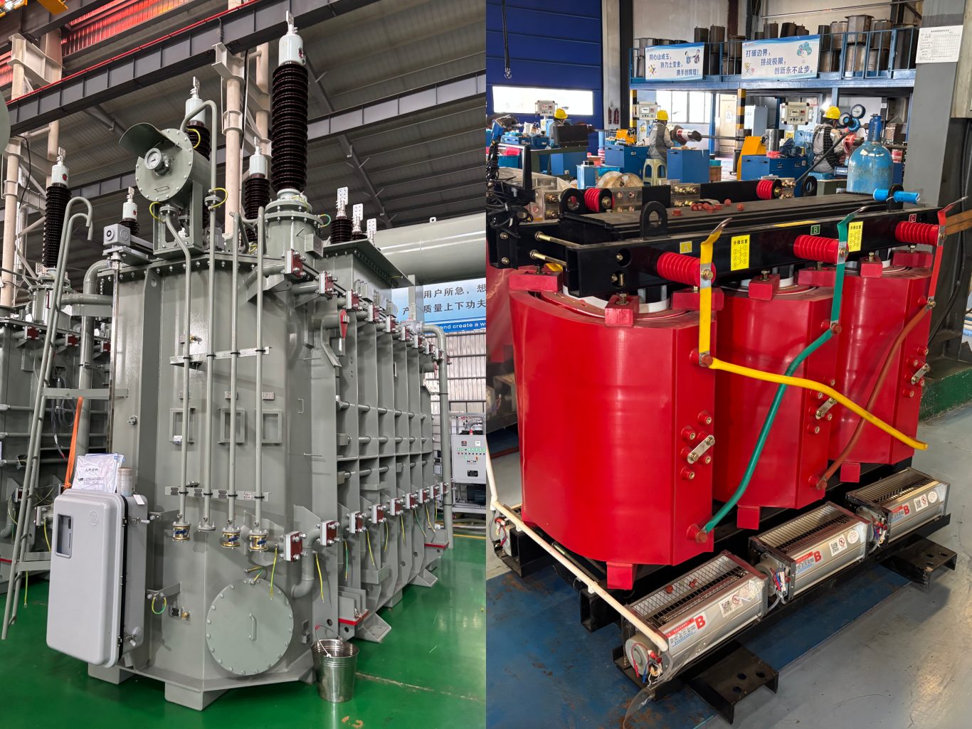 oil-immersed vs dry-type transformers