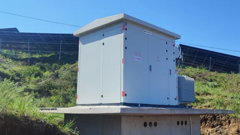 prefabricated substation for solar power plant outdoor installation