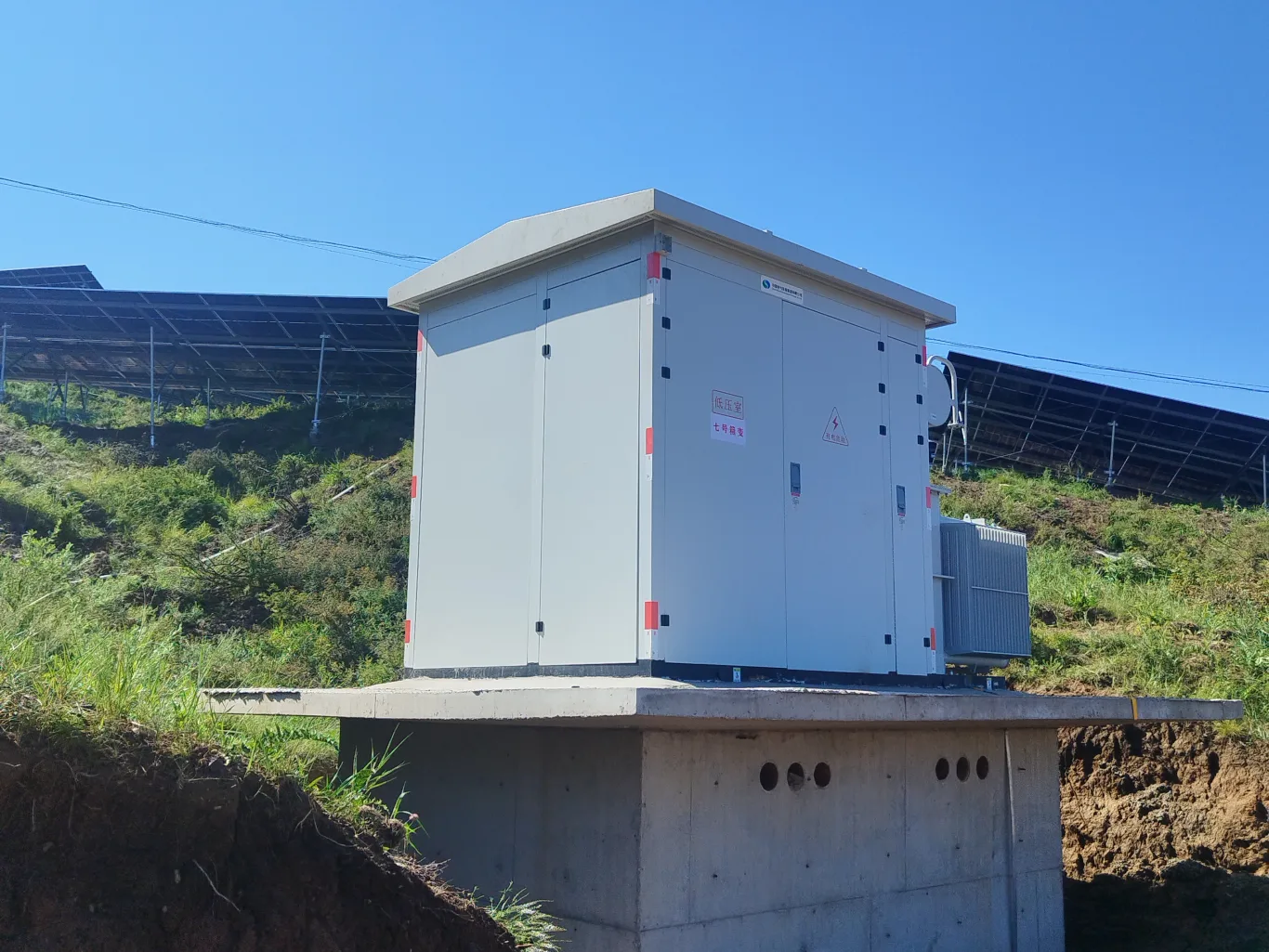 prefabricated substation for solar power plant outdoor installation