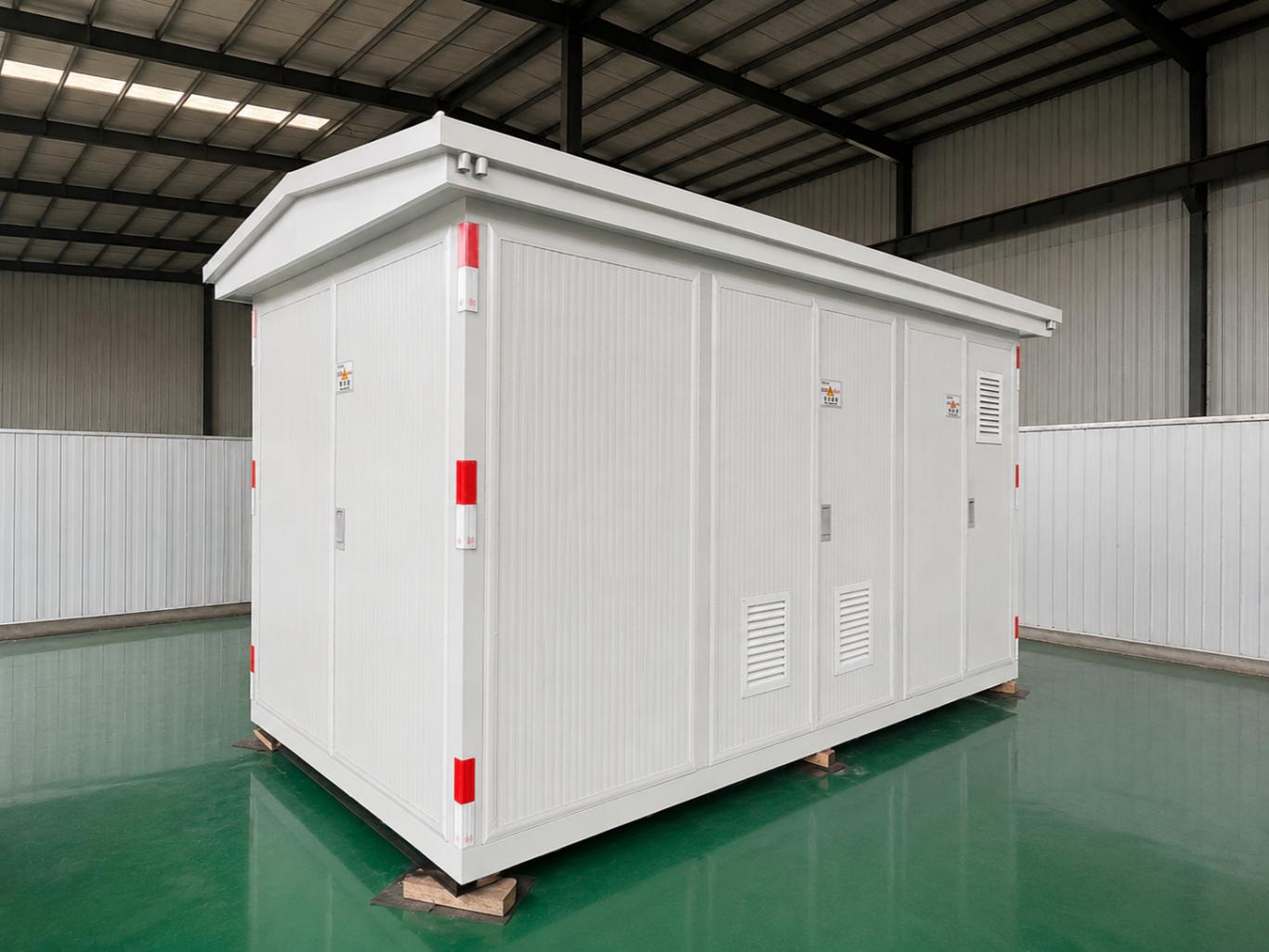 White Outdoor Prefabricated Substation