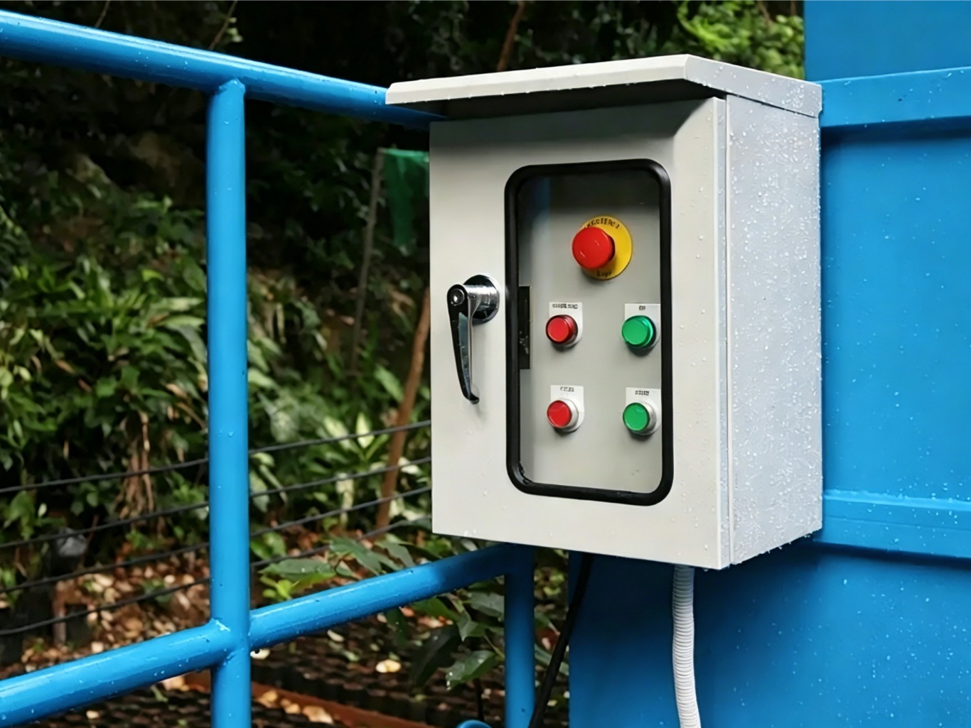 outdoor distribution box for commercial buildings