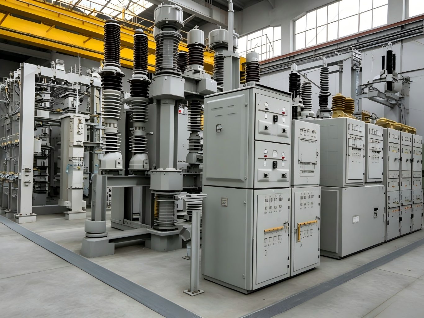 power plant transformer room