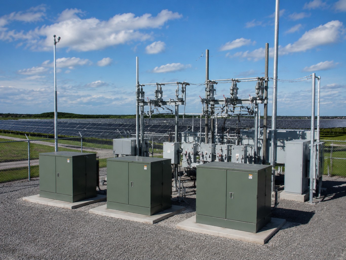 Pad mounted transformer renewable energy grid integration
