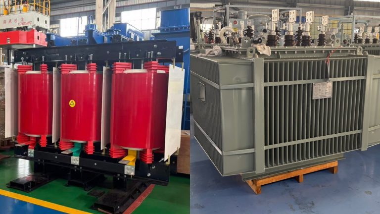 oil immersed and dry type power transformers