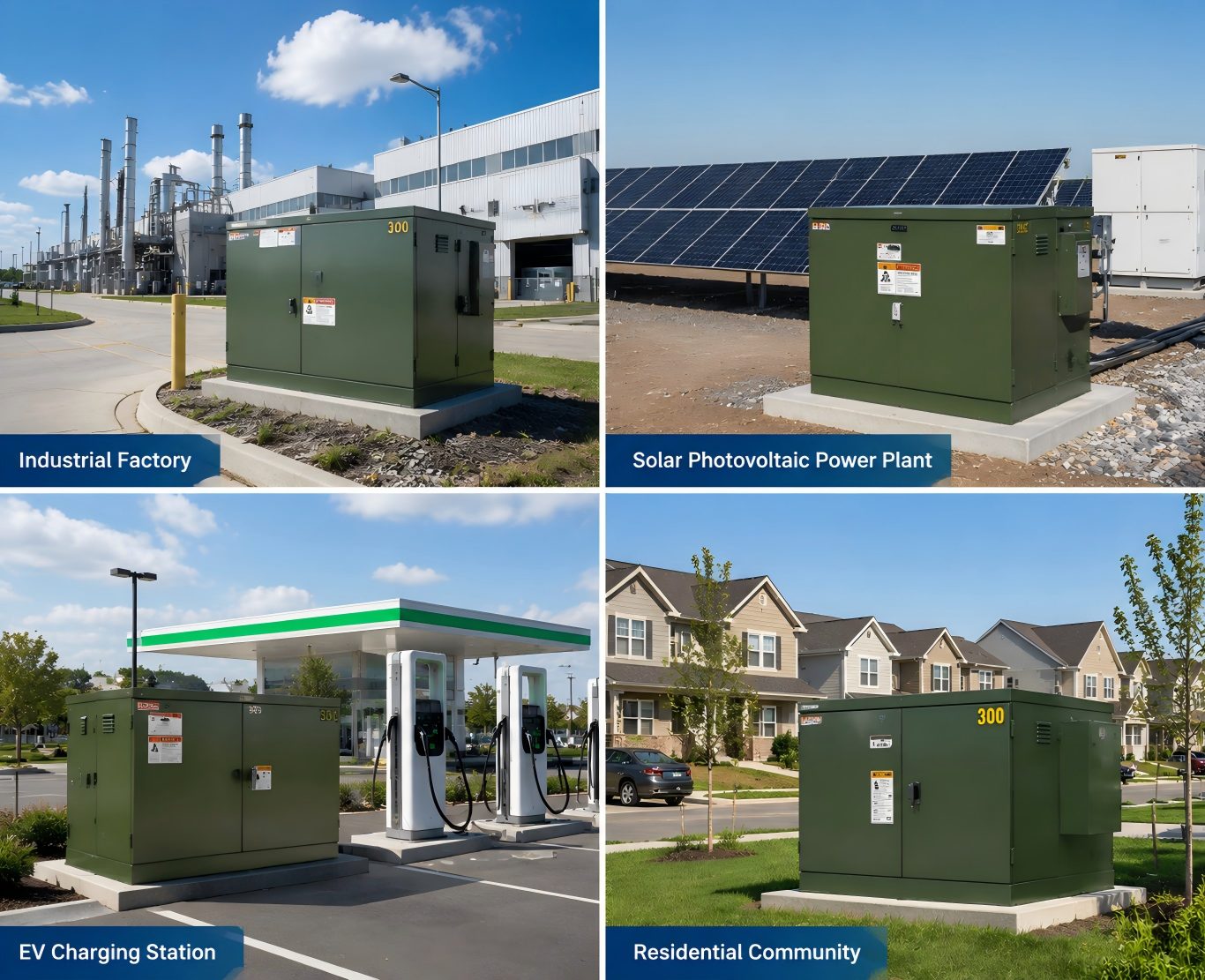 Applications of three-phase pad-mounted transformers in industrial and renewable energy projects