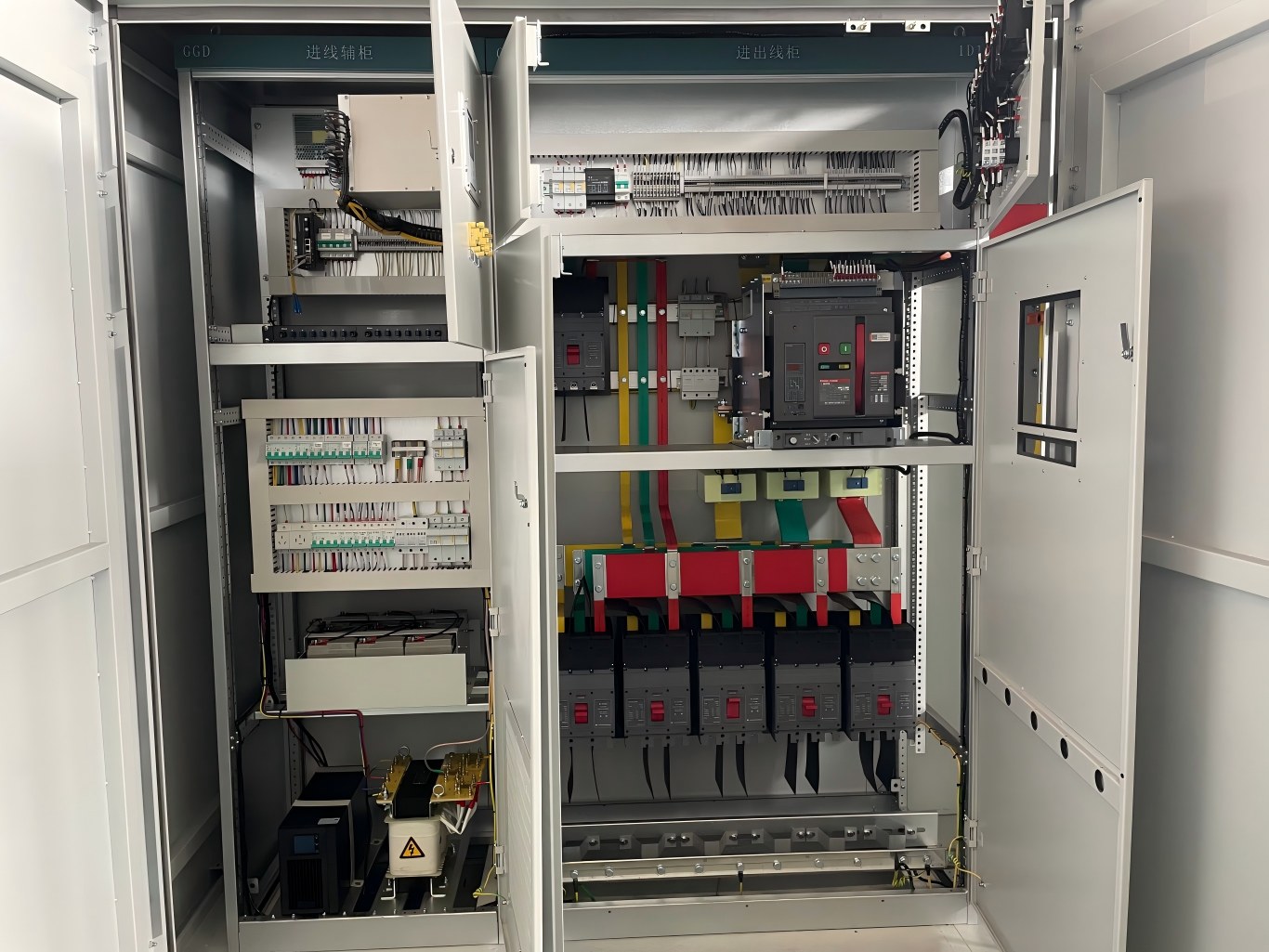 GGD low voltage switchgear in the Chinese-style prefabricated substation