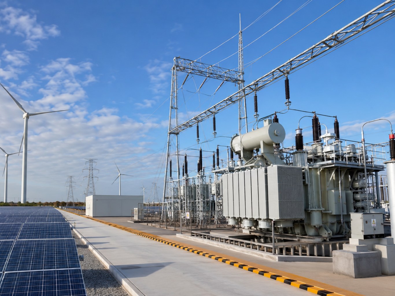 Power transformer in renewable energy systems