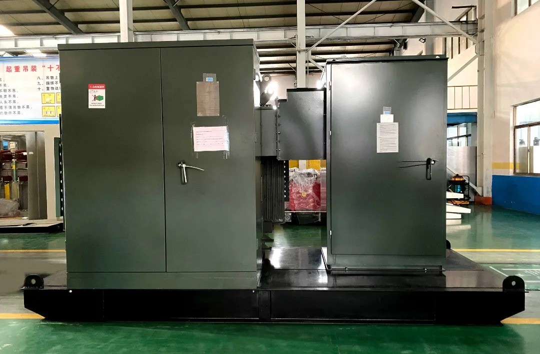 Three-phase pad mounted transformer workshop finished unit