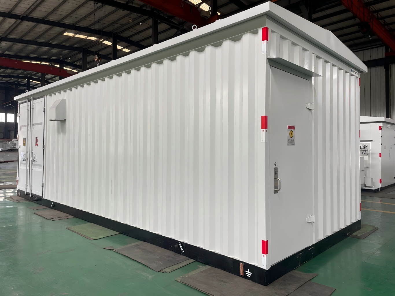 the containerized substation for 10MW solar PV grid connection project