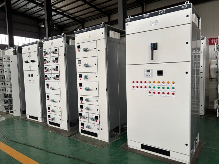 GGJ low voltage power compensation cabinet in workshop (3) Low voltage switchgear with capacitor compensation cabinet