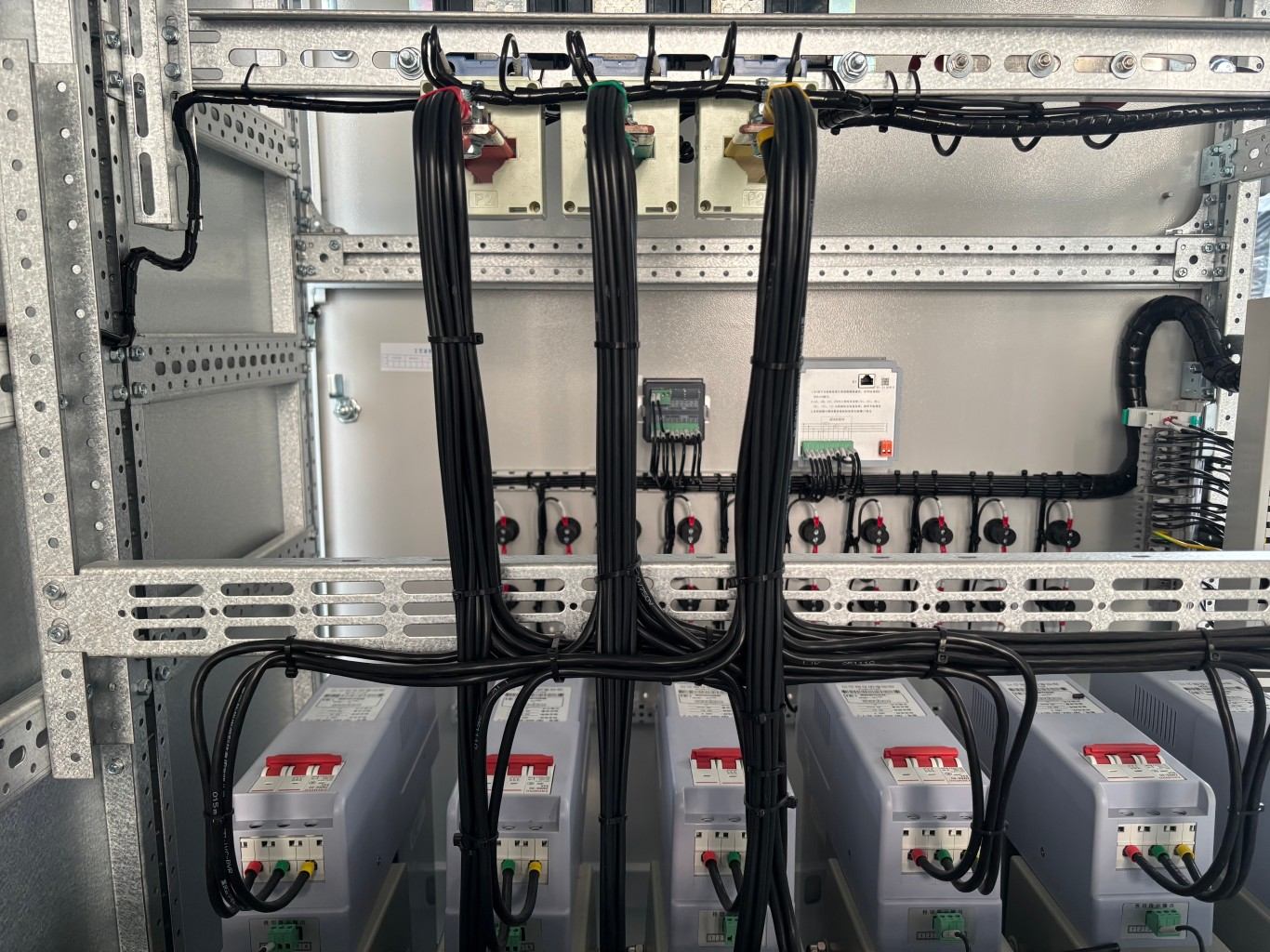 Neat internal wiring of GGJ power compensation cabinet
